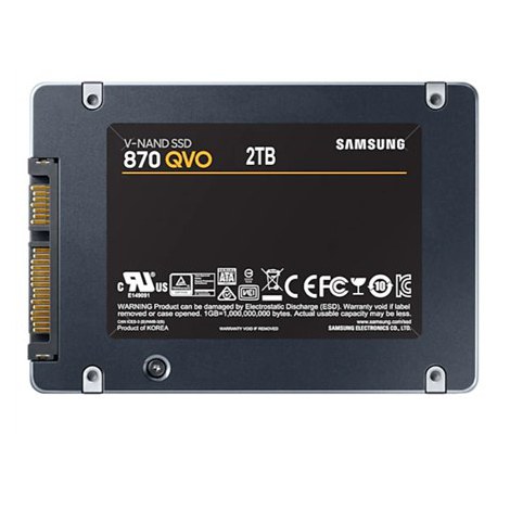 Samsung | SSD | 870 QVO | 2000 GB | SSD form factor 2.5"" | SSD interface SATA III | Read speed 560 MB/s | Write speed 530 MB/s - 2